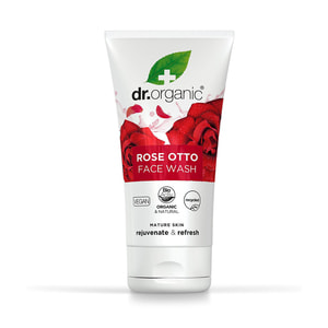 Гель для лица DR.ORGANIC (Др. Органик) с маслом розы Отто очищающий 150 мл
