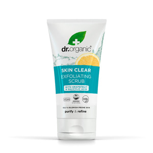 Скраб-эксфолиант для лица DR.ORGANIC (Др. Органик) Skin Clear для жирной кожи 5 в 1 150 мл