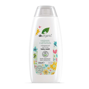 Гель для тела DR.ORGANIC (Др. Органик) очищающий с экстрактом календулы без аромата детский 250 мл