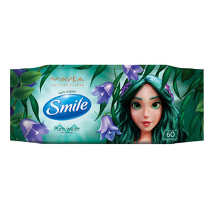 Серветки вологі SMILE (Смайл) Mavka (Мавка) Чиста вода 60 шт