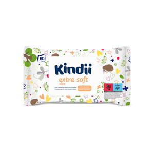 Серветки вологі KINDII (Кінді) Extra Soft дитячі 60 шт