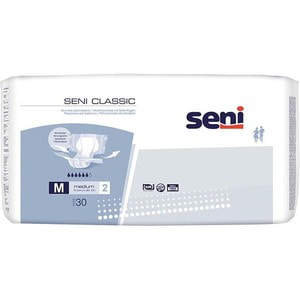 Підгузки для дорослих Seni (Сені) Classic Medium (Класік Медіум) розмір M/2 30 шт