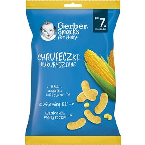 Снеки кукурудзяні NESTLE GERBER (Нестле Гербер) з класичним смаком з 7 місяців 28 г