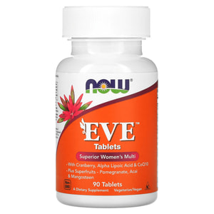 Мультикомплекс для женщин NOW (Нау) Eve Woman's Multi Vit (Ив Вуменс Мульти) таблетки флакон 90 шт