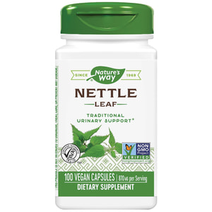 Лист крапиви NATURE’S WAY (Натурес Вей) Nettle Leaf капсули джерело хлорофілу флакон 100 шт