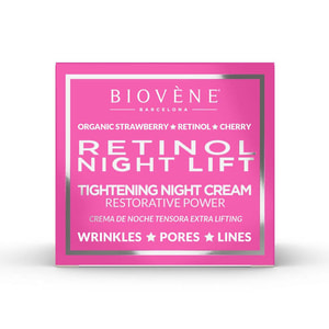 Крем для обличчя BIOVENE (Біовен) зволожуючий з ретинолом підтягуючий шкіру нічний 50 мл