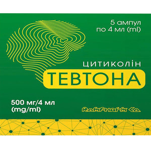 Тевтона р-н д/ін. 500мг/4мл амп. 4мл №5