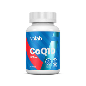 Коензим Q10 (CoQ10) VPLAB (ВПЛаб) UltraVit (Ультравіт) капсули підтримують оптимальне здоров’я по 100 мг 60 шт
