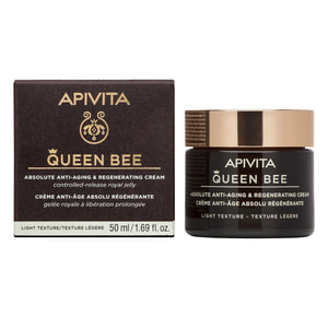 Крем для обличчя APIVITA (Апивита) QUEEN BEE легкої текстури для комплексної антивікової та регенеруючої дії 50 мл