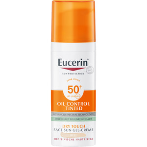 Крем-гель для обличчя EUCERIN (Юцерин) Oil Control з тонуючим ефектом для комбінованої та проблемної шкіри з SPF 50+ (відтінок світлий) 50 мл