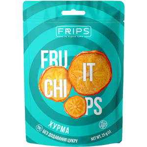 Чипсы фруктовые FRIPS (Фрипс) из хурмы 25 г