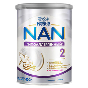 Суміш молочна дитяча NESTLE (Нестле) Нан Гіпоалергенний Optipro HA 2 з 6 місяців 400 г