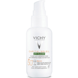 Флюїд для обличчя VICHY (Віши) Капіталь Солей щоденний невагомий для шкіри схильної до жирності та недостатків SPF 50+ 40 мл