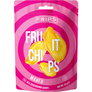 Чипси фруктові FRIPS (Фрипс) з манго 25 г