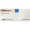 Коронал 5 табл. в/о 5мг №30