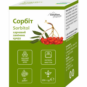 Сахарозамінник Сорбіт порошок 250 г Solution Pharm