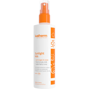Молочко для обличчя та тіла IVATHERM (Иватерм) Sunlight Kids сонцезахисне SPF 50+ 200 мл
