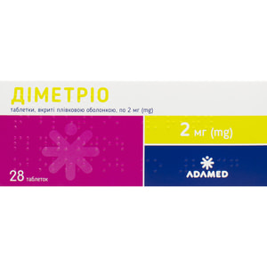 Діметріо табл. в/о 2мг №28