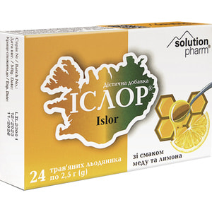 Іслор льодян. зі смаком меду та лимону №24 Solution pharn