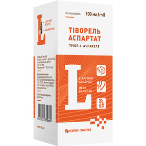 Тіворель аспартат р-н орал. пляшка 100мл
