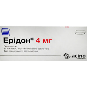 Ерідон табл. в/о 4мг №30