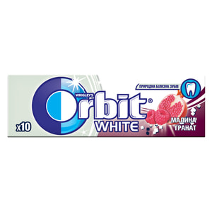 Жевательная резинка Orbit (Орбит) White Малина-Гранат 10 шт