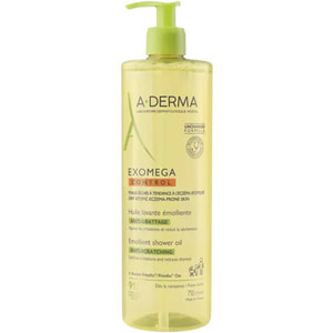 Олія-емолент для тіла A-DERMA (А-Дерма) Екзомега Контрол очищувальна і пом'якшувальна 500 мл