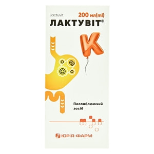 Лактувіт сироп 3,335г/5мл фл. 200мл