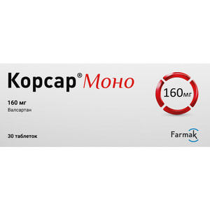 Корсар Моно табл. в/о 160мг №30