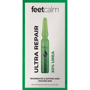 Концентрат ультравосстанавливающий FEETCALM (Фиткалм) Ultra Repair Concentrate для сухой, потресканой кожи ног для педикюра в ампулах по 2 мл 7 шт