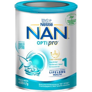 Суміш молочна дитяча NESTLE (Нестле) Нан 1 Optipro (Оптіпро) з народження 400 г