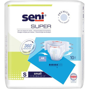 Підгузки для дорослих SENI (Сені) Super Small (Супер Смол) розмір S/1 10 шт