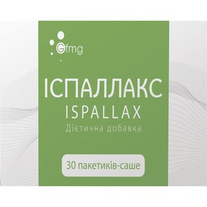 Іспаллакс порошок для внутрішнього застсоування для нормалізації функціонування кишечника в пакетах-саше 30 шт