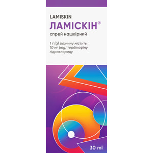 Ламіскін спрей нашкір. 10мг/г фл. 30мл