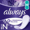 Прокладки щоденні жіночі ALWAYS (Олвейс) Daily Fresh Normal 0% віддушок та барвників 30 шт