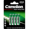 Батарейки CAMELION (Камелион) AAA R03Р-BP4 Green экономные солевые 4 шт