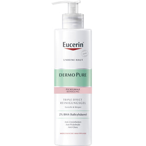 Гель для обличчя та тіла EUCERIN (Юцерин) DermoPure (ДермоПьюр) очищуючий потрійної дії для проблемної шкіри 400 мл