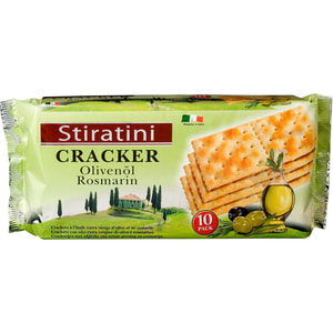 Крекери STIRATINI (Стіратіні) з оливковою олією та розмарином 250 г