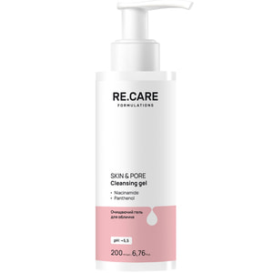 Гель для лица RE.CARE (Рекейр) Skin&Pore Cleansing Gel очищающий 200 мл