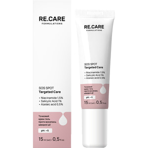 Точковий крем-гель проти висипань RE.CARE (Рекейр) SOS Spot Targeted Care швидкої дії 15 мл