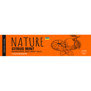 Зубна паста BIOTON (Біотон) Nature Citrus Mint (Натуре Цитрус Мінт) з мандарином та м'ятою 100мл