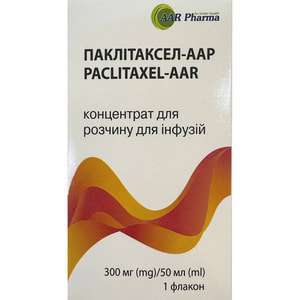 Паклітаксел-ААР конц. д/р-ну д/інф. 6мг/мл фл. 50мл (300мг) №1***