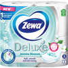 Туалетний папір ZEWA Deluxe (Зева Делюкс) з ароматом жасміну білий 3-х шаровий 4 рулони