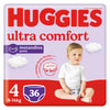 Підгузники-трусики для дітей HUGGIES (Хагіс) Ultra Comfort (Ультра комфорт) унісекс 4 від 9 до 14 кг 36 шт