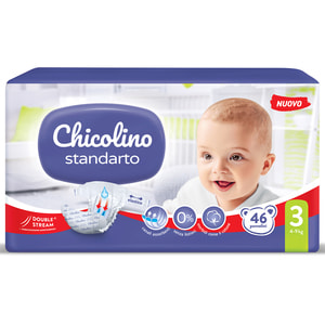 Підгузники для дітей CHICOLINO (Чиколіно) 3 від 4 до 9 кг 46 шт