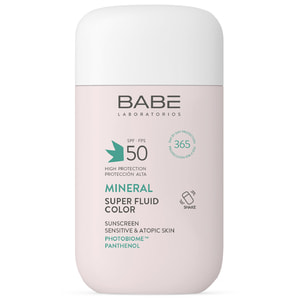Флюид BABE LABORATORIOS (Бабе Лабораториос) Sun Protection (Сан Протекшн) солнцезащитный с физическими фильтрами тонирующий эффект SPF 50 50 мл