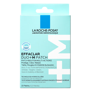 Патчі для обличчя La Roche-Posay (Ля Рош-Позе) Ефаклар Дуо+М гідроколоїдні мультифункціональні для захисту, точкової дії, зменшення недоліків 22 шт