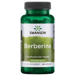 Берберин SWANSON (Свенсон) Berberine 400 мг капсулы флакон 60 шт