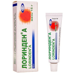 Лоринден А мазь туба 15г