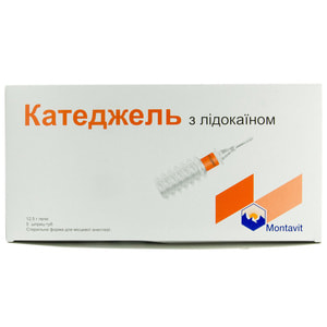 Катеджель с лидокаином гель шприц-туба 12,5г №5